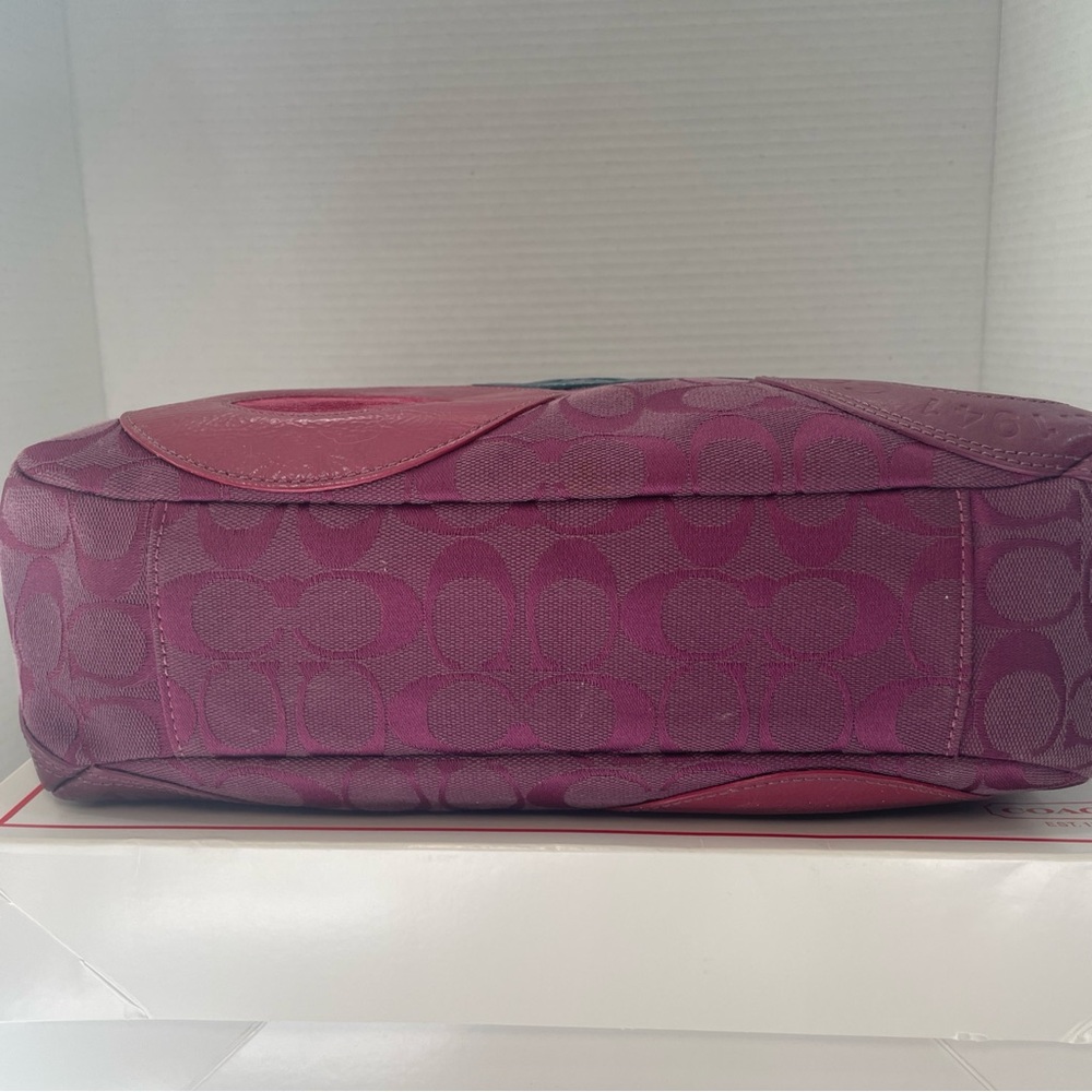 Coach Galaxy Mutlicolor Circle Patchwork Canvas &… - image 6